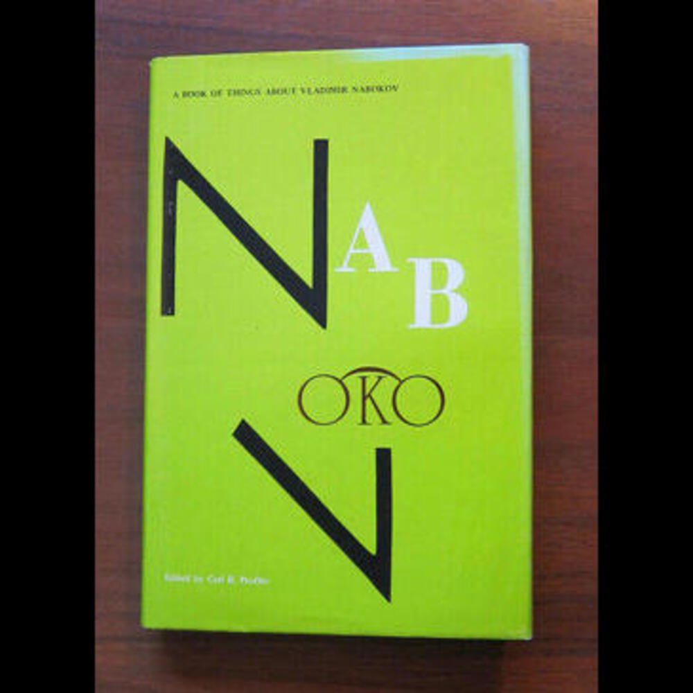 A Book of Things About Vladimir Nabokov ~ 1974 HC/DJ ~ Lolita Crossword ~ Scarce